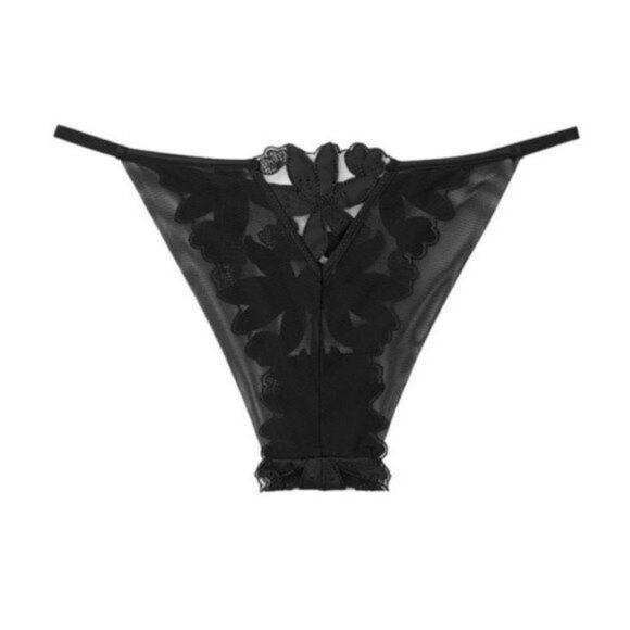 NWT Victoria's Secret Floral Lace Sexy Brazilian Panties - Picture 4 of 5